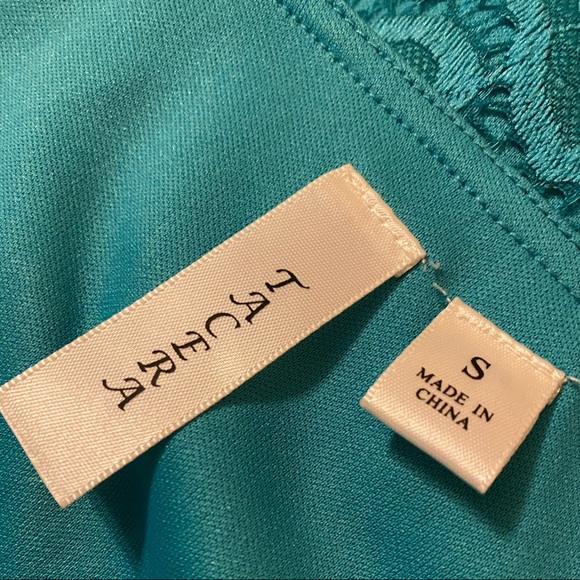 Tacera Small Turquoise Lace Dress - Picture 3 of 4